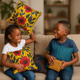 African Print Cushion Cover