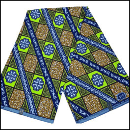 African Wax Fabric/Wax Clothes/Ghanaian Wax Print/Nigerian Ankara. 6 Yards Piece