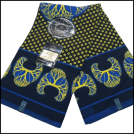 African Wax Fabric/Wax Clothes/Ghanaian Wax Print/Nigerian Ankara. 6 Yards Piece
