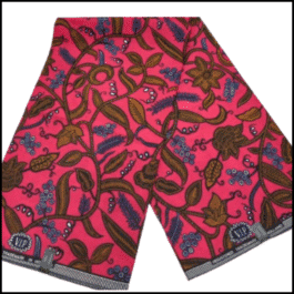 African Wax Fabric/Wax Clothes/Ghanaian Wax Print/Nigerian Ankara. 6 Yards Piece