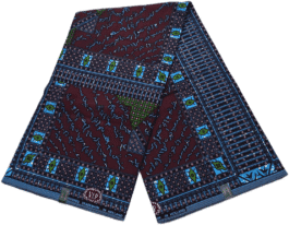 African Wax Fabric/Wax Clothes/Ghanaian Wax Print/Nigerian Ankara. 6 Yards Piece