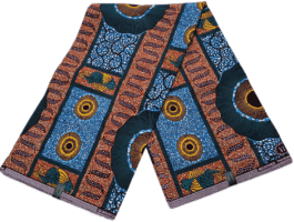 African Wax Fabric/Wax Clothes/Ghanaian Wax Print/Nigerian Ankara. 6 Yards Piece