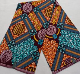 African Wax Fabric/Wax Clothes/Ghanaian Wax Print/Nigerian Ankara. 6 Yards Piece