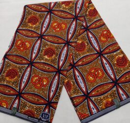 African Wax Fabric/Wax Clothes/Ghanaian Wax Print/Nigerian Ankara. 6 Yards Piece