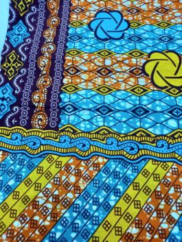 African Wax Fabric/Wax Clothes/Ghanaian Wax Print/Nigerian Ankara. 6 Yards Piece