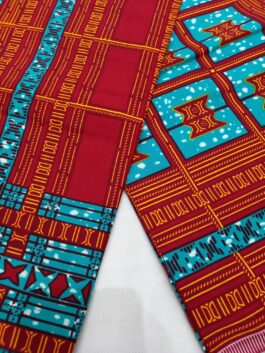 African Wax Fabric/Wax Clothes/Ghanaian Wax Print/Nigerian Ankara. 6 Yards Piece
