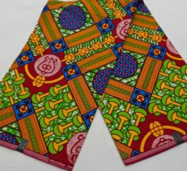 African Wax Fabric/Wax Clothes/Ghanaian Wax Print/Nigerian Ankara. 6 Yards Piece