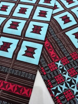 African Wax Fabric/Wax Clothes/Ghanaian Wax Print/Nigerian Ankara. 6 Yards Piece