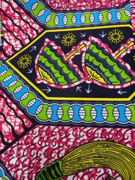 African Wax Fabric/Wax Clothes/Ghanaian Wax Print/Nigerian Ankara. 6 Yards Piece