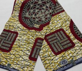 African Wax Fabric/Wax Clothes/Ghanaian Wax Print/Nigerian Ankara. 6 Yards Piece