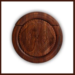 Carved Wooden Fruit Tray