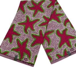 African Wax Fabric/Wax Clothes/Ghanaian Wax Print/Nigerian Ankara. 6 Yards Piece