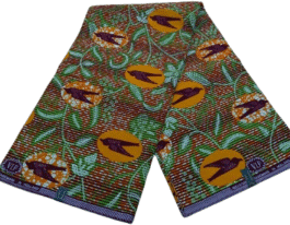 African Wax Fabric/Wax Clothes/Ghanaian Wax Print/Nigerian Ankara. 6 Yards Piece