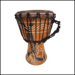 Drum (Djembe) Size Height 26cm X Top Diameter 17cm