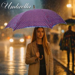 African Wax Print Umbrella
