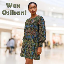 African Wax Metallic Print 6 Yard