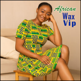 African Wax Fabric/Wax Clothes/Ghanaian Wax Print/Nigerian Ankara. 6 Yards Piece