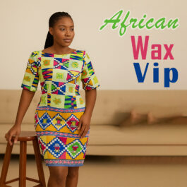 African Wax Fabric/Wax Clothes/Ghanaian Wax Print/Nigerian Ankara. 6 Yards Piece