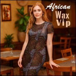 African Wax Fabric/Wax Clothes/Ghanaian Wax Print/Nigerian Ankara. 6 Yards Piece