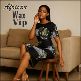 African Wax Fabric/Wax Clothes/Ghanaian Wax Print/Nigerian Ankara. 6 Yards Piece