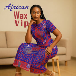 African Wax Fabric/Wax Clothes/Ghanaian Wax Print/Nigerian Ankara. 6 Yards Piece