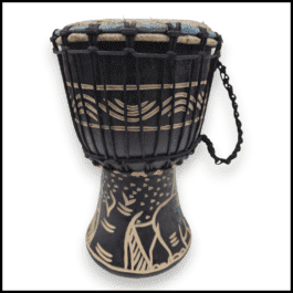 Drum (Djembe) Size Height 26cm X Top Diameter 17cm