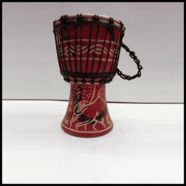 Drum (Djembe) Size Height 26cm X Top Diameter 17cm