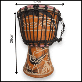 Drum (Djembe) Size Height 26cm X Top Diameter 17cm