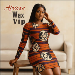 African Wax Fabric/Wax Clothes/Ghanaian Wax Print/Nigerian Ankara. 6 Yards Piece