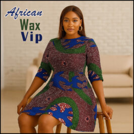 African Wax Fabric/Wax Clothes/Ghanaian Wax Print/Nigerian Ankara. 6 Yards Piece