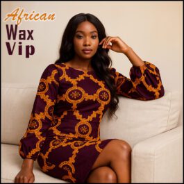 African Wax Fabric/Wax Clothes/Ghanaian Wax Print/Nigerian Ankara. 6 Yards Piece