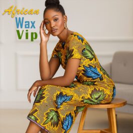 African Wax Fabric/Wax Clothes/Ghanaian Wax Print/Nigerian Ankara. 6 Yards Piece