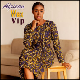 African Wax Fabric/Wax Clothes/Ghanaian Wax Print/Nigerian Ankara. 6 Yards Piece