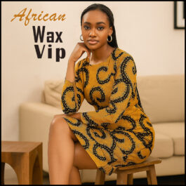African Wax Fabric/Wax Clothes/Ghanaian Wax Print/Nigerian Ankara. 6 Yards Piece