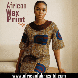 African Wax Fabric/Wax Clothes/Ghanaian Wax Print/Nigerian Ankara. 6 Yards Piece