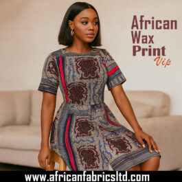 African Wax Fabric/Wax Clothes/Ghanaian Wax Print/Nigerian Ankara. 6 Yards Piece