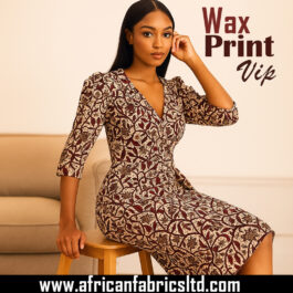 African Wax Fabric/Wax Clothes/Ghanaian Wax Print/Nigerian Ankara. 6 Yards Piece