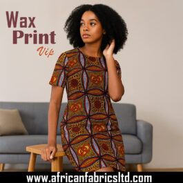 African Wax Fabric/Wax Clothes/Ghanaian Wax Print/Nigerian Ankara. 6 Yards Piece