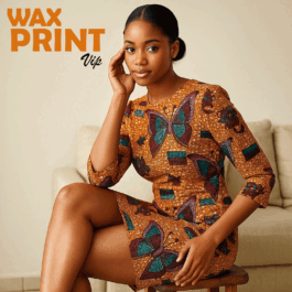 African Wax Fabric/Wax Clothes/Ghanaian Wax Print/Nigerian Ankara. 6 Yards Piece