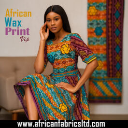 African Wax Fabric/Wax Clothes/Ghanaian Wax Print/Nigerian Ankara. 6 Yards Piece