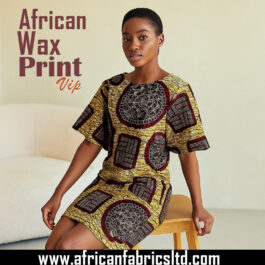 African Wax Fabric/Wax Clothes/Ghanaian Wax Print/Nigerian Ankara. 6 Yards Piece