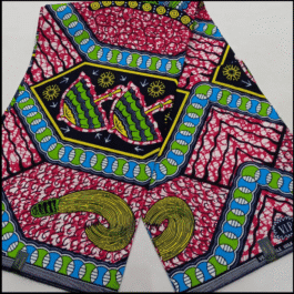 African Wax Fabric/Wax Clothes/Ghanaian Wax Print/Nigerian Ankara. 6 Yards Piece