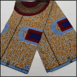 African Wax Fabric/Wax Clothes/Ghanaian Wax Print/Nigerian Ankara. 6 Yards Piece