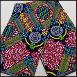 African Wax Fabric/Wax Clothes/Ghanaian Wax Print/Nigerian Ankara. 6 Yards Piece