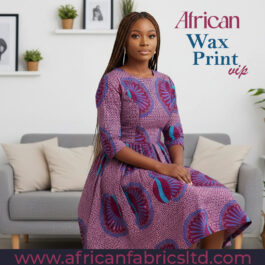 African Wax Fabric/Wax Clothes/Ghanaian Wax Print/Nigerian Ankara. 6 Yards Piece