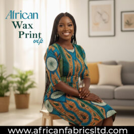 African Wax Fabric/Wax Clothes/Ghanaian Wax Print/Nigerian Ankara. 6 Yards Piece