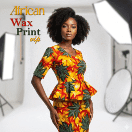 African Wax Fabric/Wax Clothes/Ghanaian Wax Print/Nigerian Ankara. 6 Yards Piece