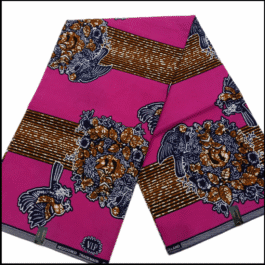 African Wax Fabric/Wax Clothes/Ghanaian Wax Print/Nigerian Ankara. 6 Yards Piece