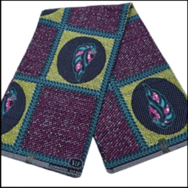 African Wax Fabric/Wax Clothes/Ghanaian Wax Print/Nigerian Ankara. 6 Yards Piece