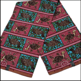 African Wax Fabric/Wax Clothes/Ghanaian Wax Print/Nigerian Ankara. 6 Yards Piece